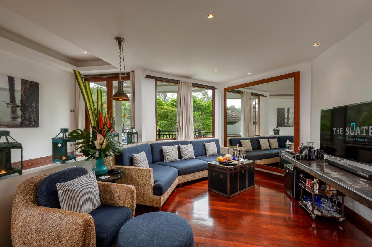 The Slate, Phuket Hotel Nai Yang Beach Exterior foto Living room at The SL